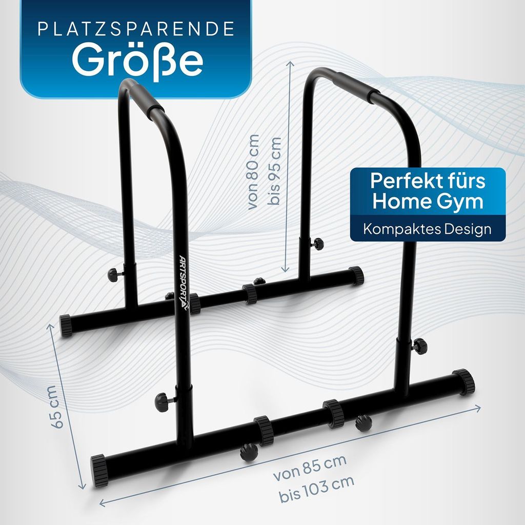 ArtSport Dip Barren - Dip Station bis 500 kg - Produktbild 6