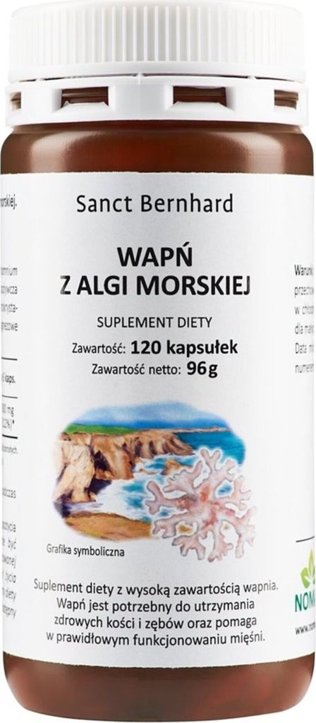 Sanct Bernhard Calcium-Lithothamnium Kapseln - 120 Kapseln