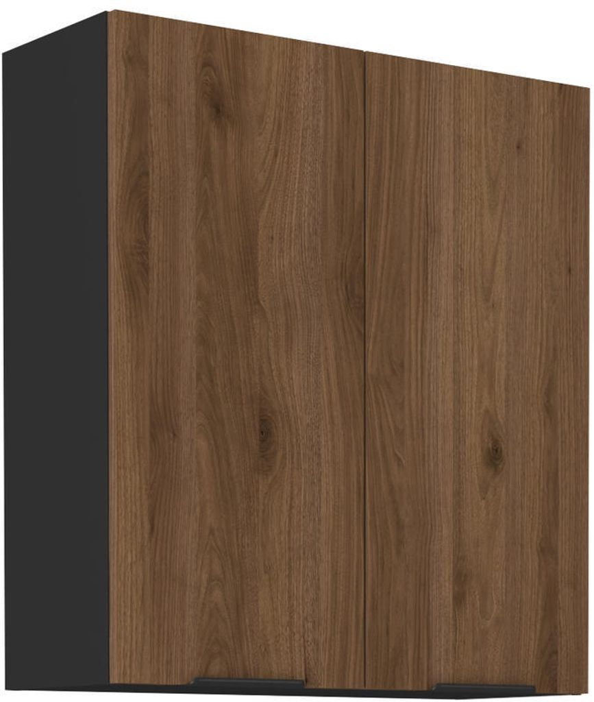 Armoire murale haute TOVA - largeur 80 cm, noyer okapi / Image du produit 