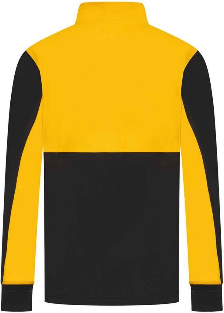 Finden & Hales - Trainingsjacke mit kurzem Reißverschluss für Herren RW8323 (XL) (Schwarz/Gold)