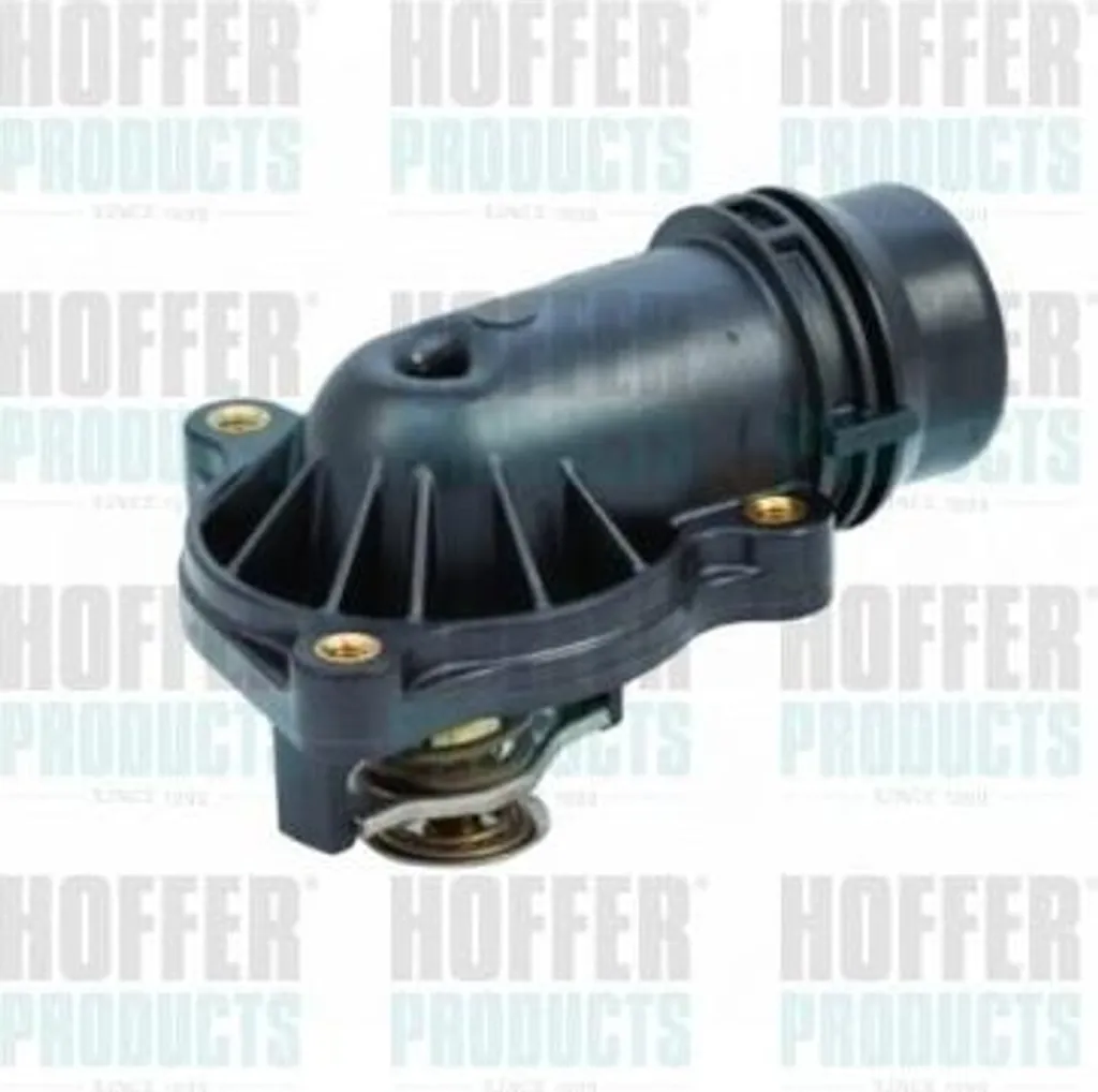 HOFFER 8192515 Termostato, liquido di raffreddamento OE 7500597 compatibile con Serie 3 E46, Serie 1 E87, Serie 1 E81