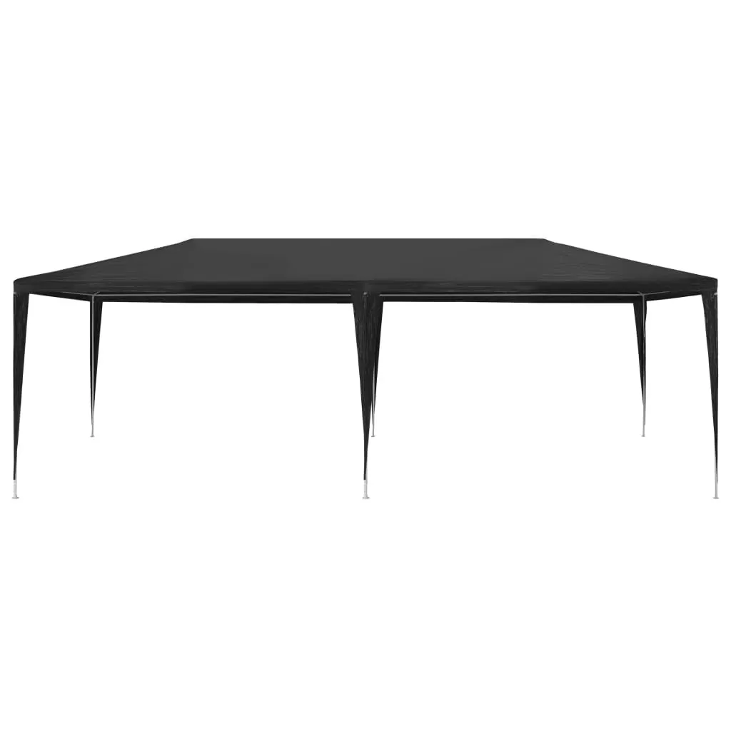 The Living Store Tendone Feste 3x6 m Antracite PE Impermeabile - 3