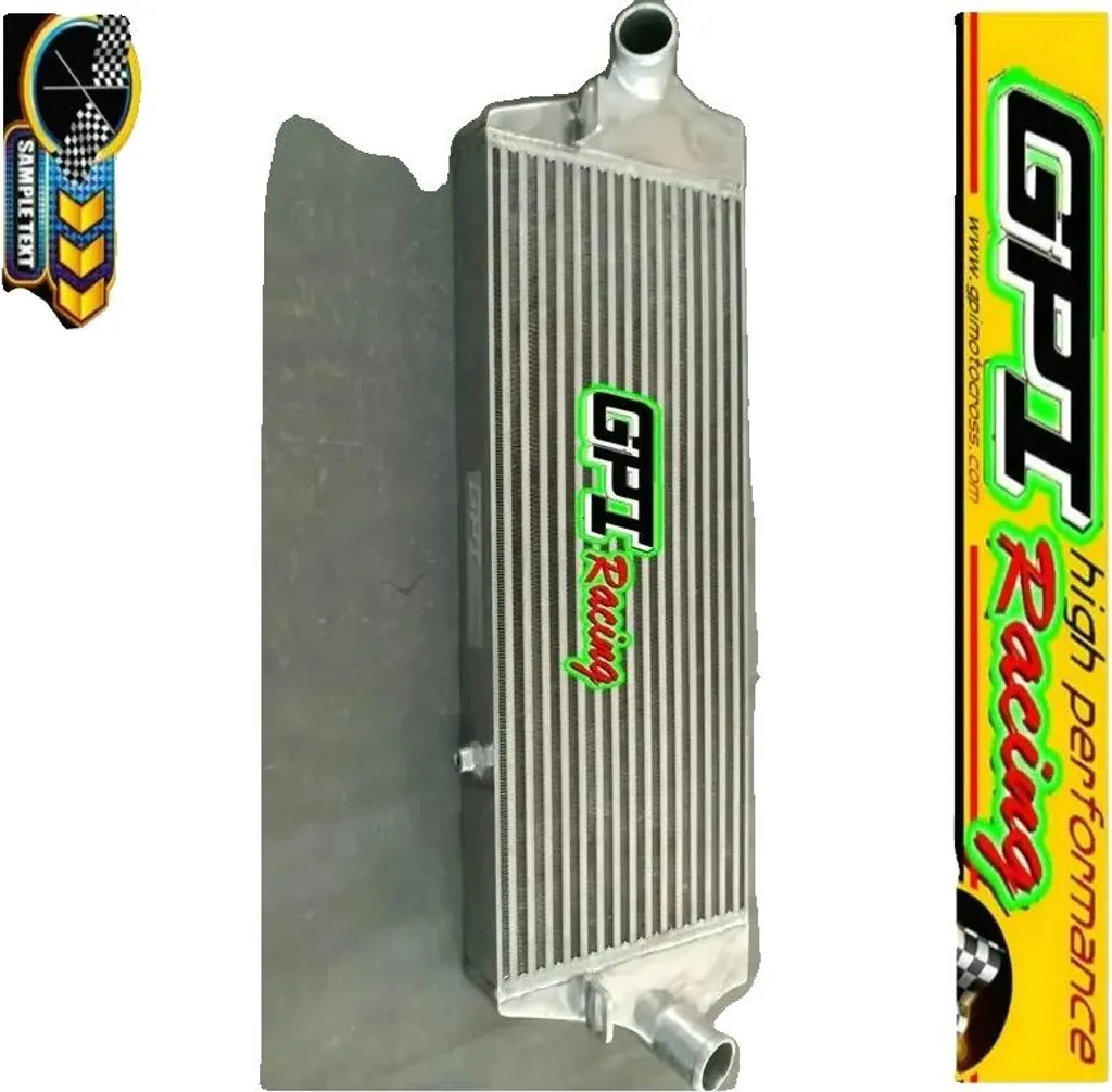 Intercooler Haute Capacité 600x300x75mm en Aluminium pour Focus ST225