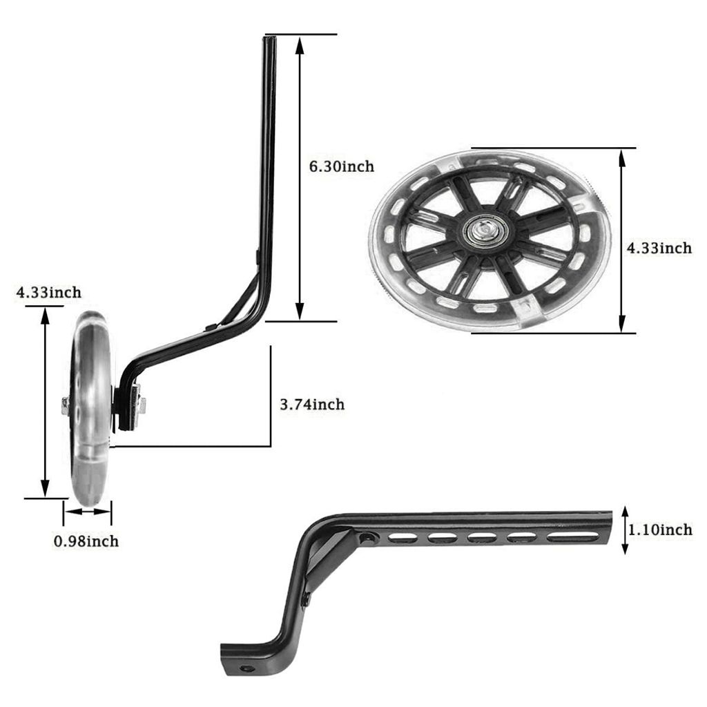 Kinder Laufräder, Universal Kinder Sicherheit Unterstützung Räder