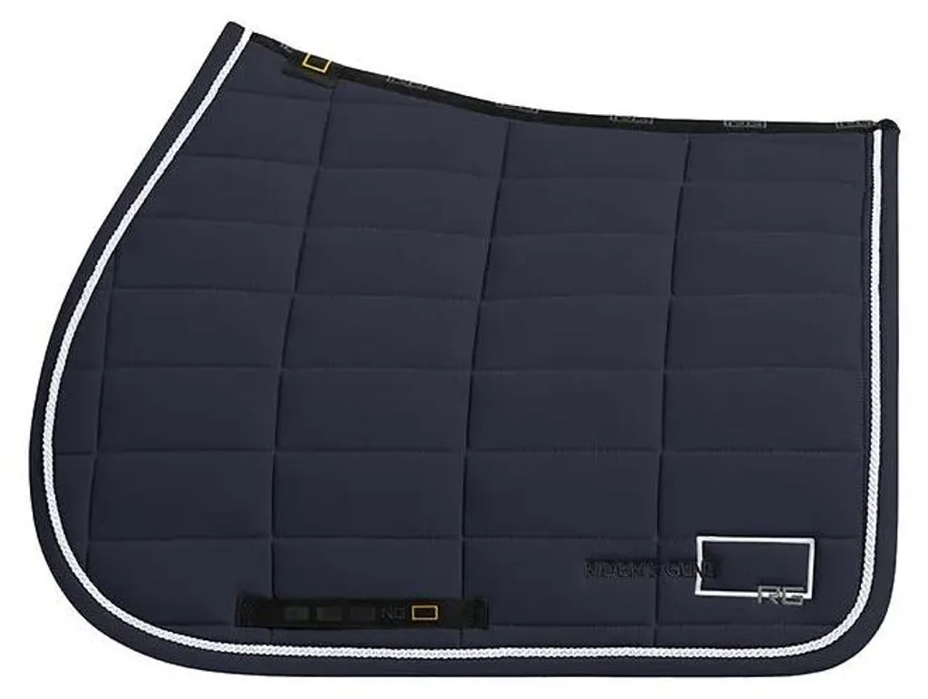 Tapis de selle de saut d'obstacles Bleu Full Rg Rider's Gene concours