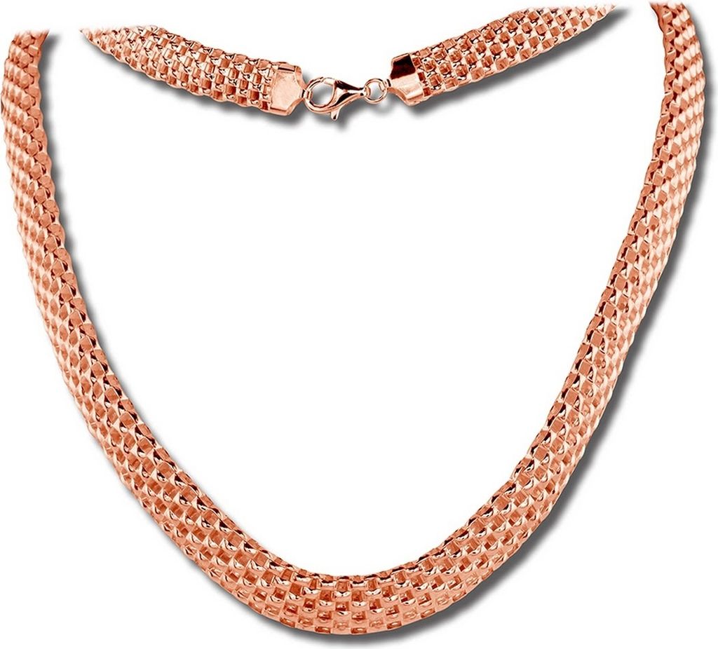 SilberDream Collier 925 Silber vergoldet 45cm Geflecht Produktbild 