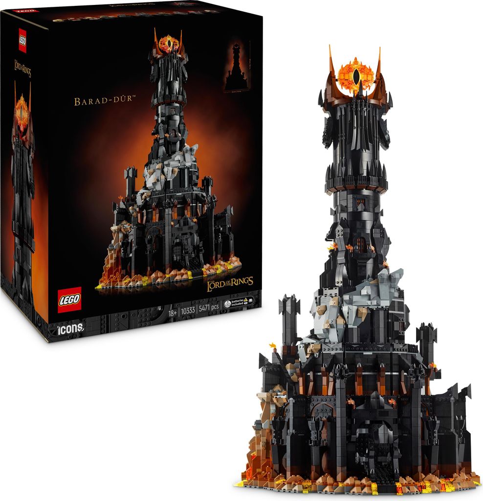 Lego 10333 - Ikony Władca Pierścieni Barad-dur Zdjęcie produktu 