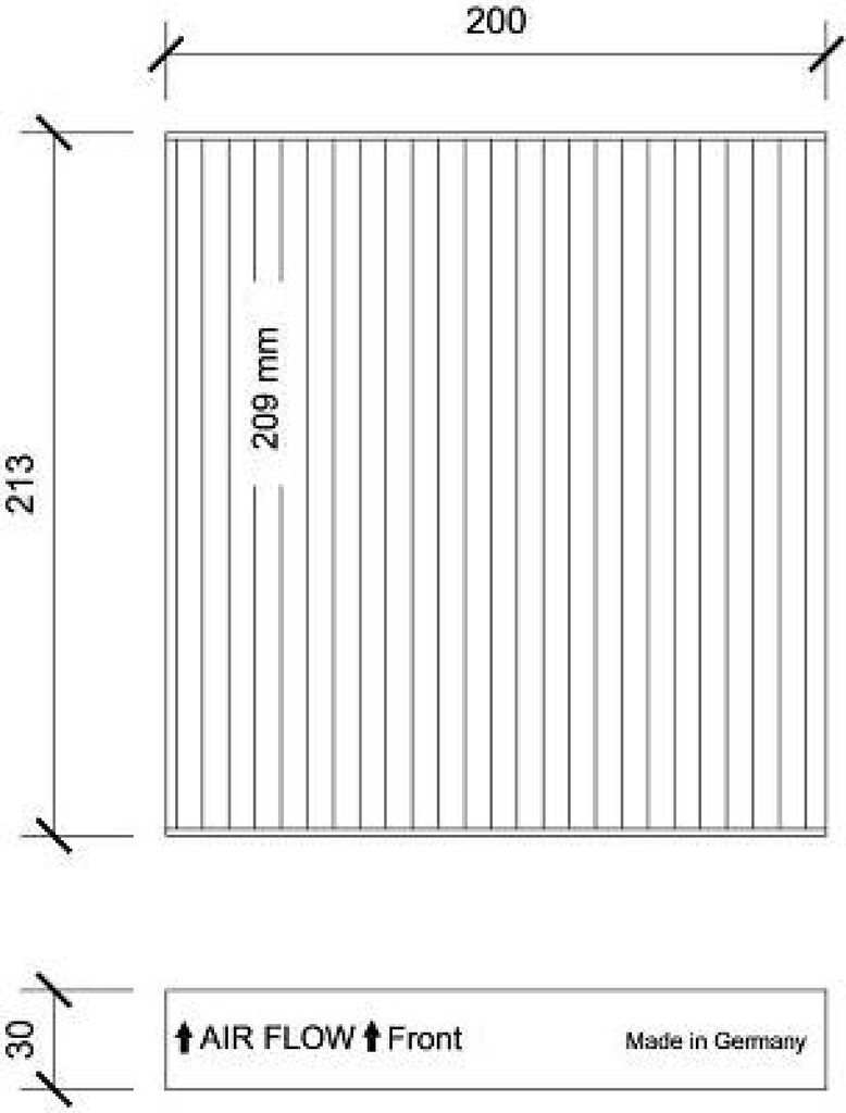 DIEDERICHS DCI0222 Innenraumfilter Pollenfilter für FORD TRANSIT TOURNEO FB