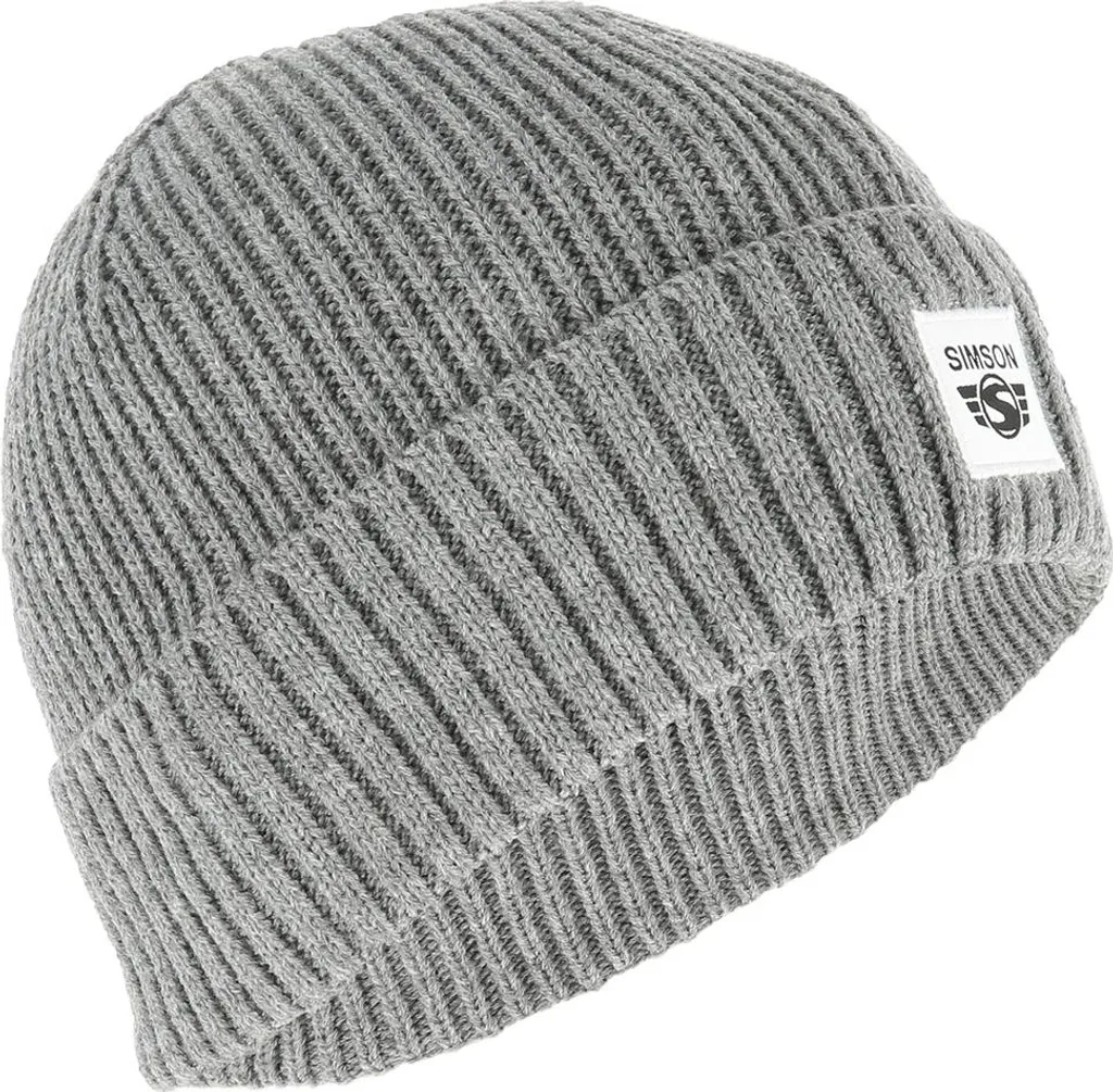 Berretto Simson Grigio Originale - Beanie Invernale MZA per Fan Simson S51
