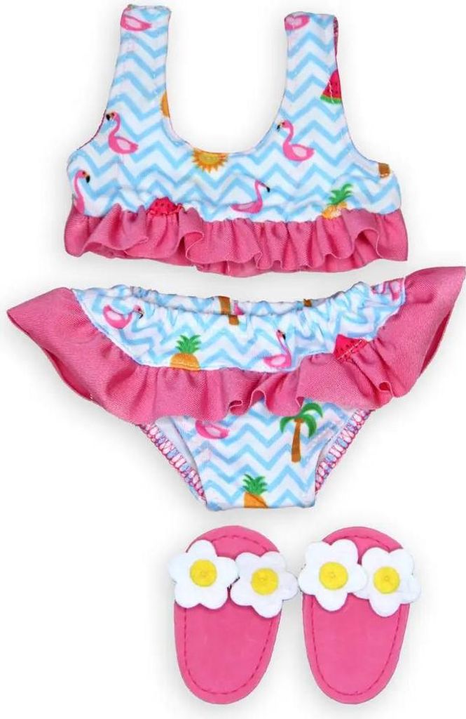 Bábiky Flamingo Ella s plavkami, veľkosť 35-45 cm Obrázok produktu 