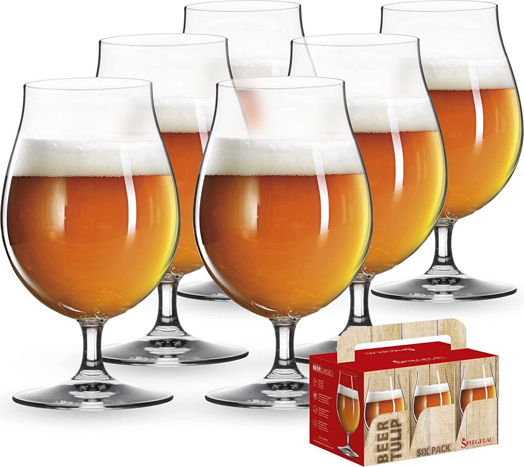Spiegelau Beer Classics Biertulpe, 6er Set, Bierglas, Immagine del prodotto 