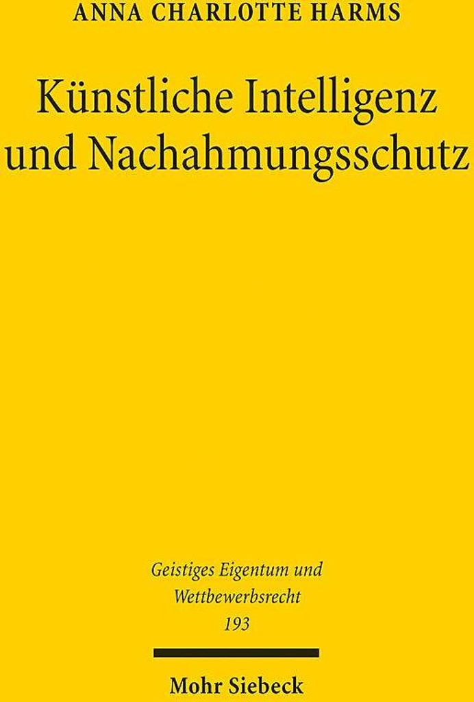 Künstliche Intelligenz und Nachahmungsschutz