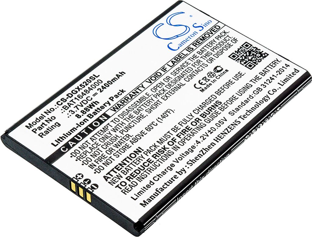 TECHTEK Batterie compatible avec [Doogee] X5 Max Pro Image du produit 