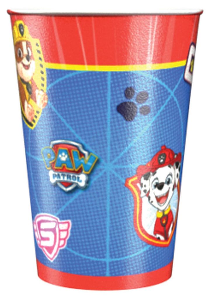 Amscan 9903820-66 - Becher Paw Patrol, 6 Stück, Füllvolumen Produktbild 