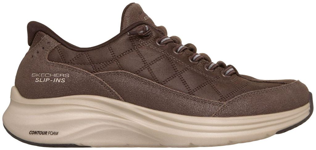 Skechers Contour Foam Natural Ease Slip-On Braun CHOC Größe Produktbild 