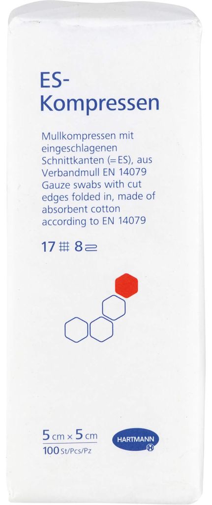 HARTMANN ES Compresse non sterili 5 cm x 5 cm, 100 Immagine del prodotto 