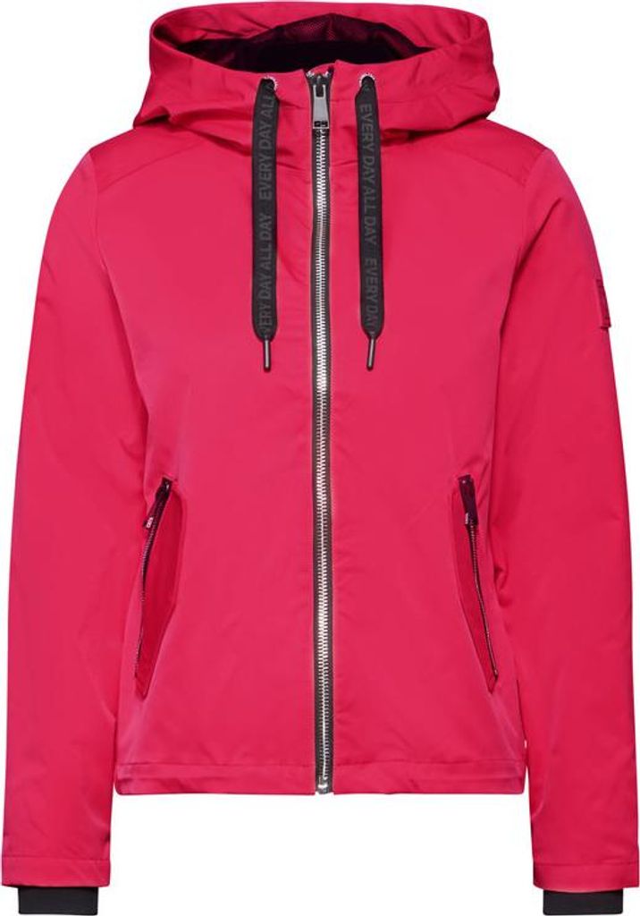 Cecil Damen kurze Jacke granita red mit Kapuze