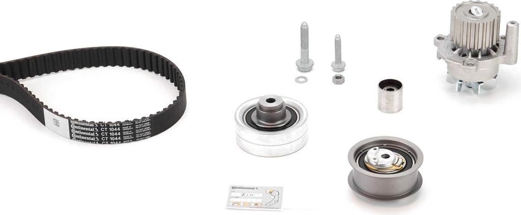 Continental ContiTech CT1044WP3 Zahnriemensatz + Wasserpumpe für VW POLO (9N) Polo Limousine (9A4, 9A2, 9N2, 9A6) für SKODA Fabia I Combi (6Y5) F...