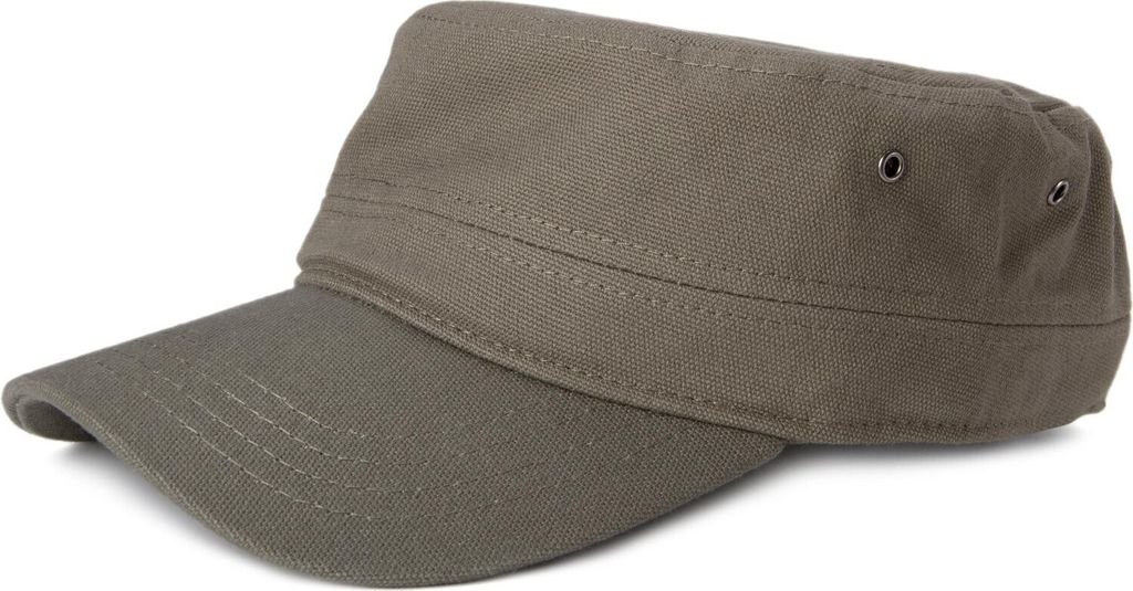 styleBREAKER Uni Military Cap aus Baumwoll-Canvas | Army Produktbild 