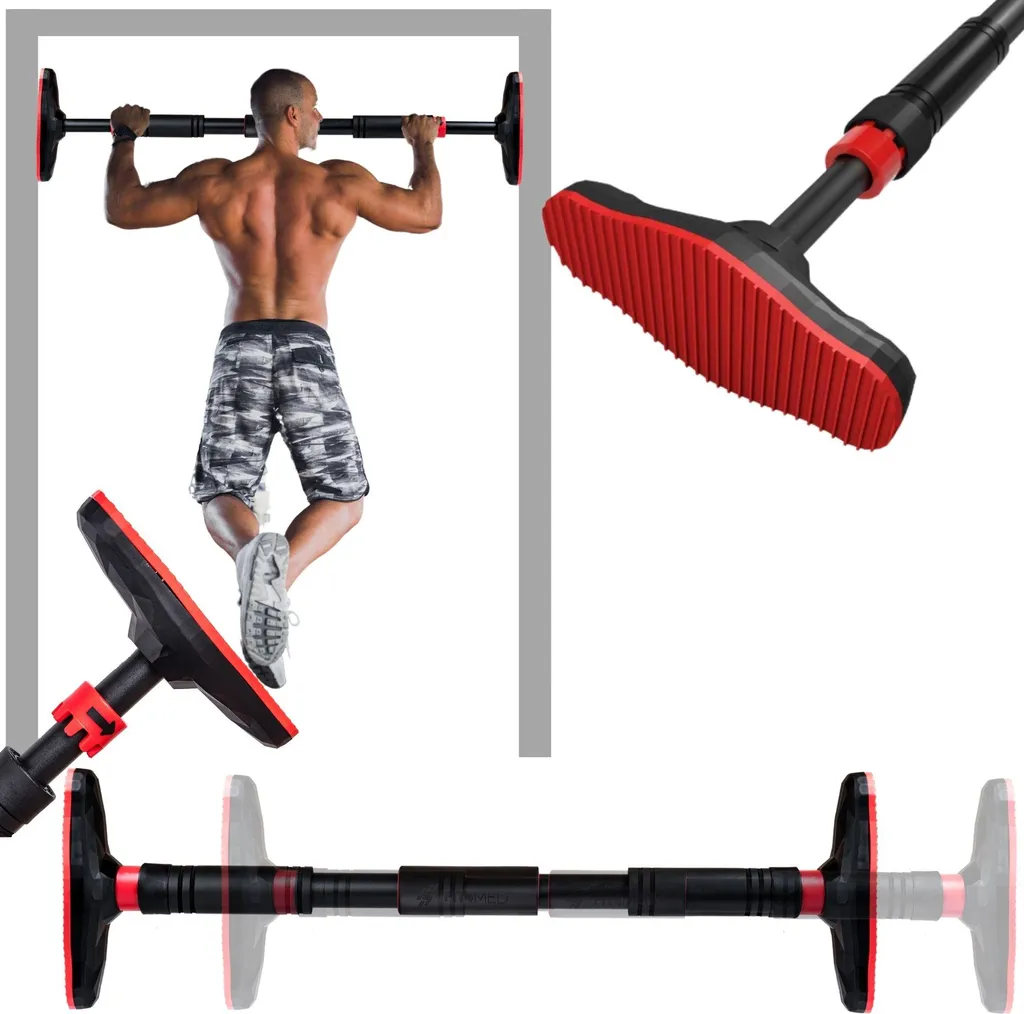 Barre de musculation porte FIT4MED télescopique 100cm charge 180kg