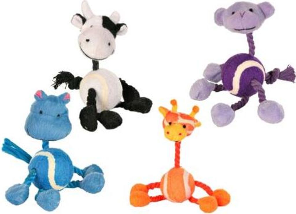 Trixie Zwierzak Z Piłki Tenisowej I Liny 16cm Zdjęcie produktu 