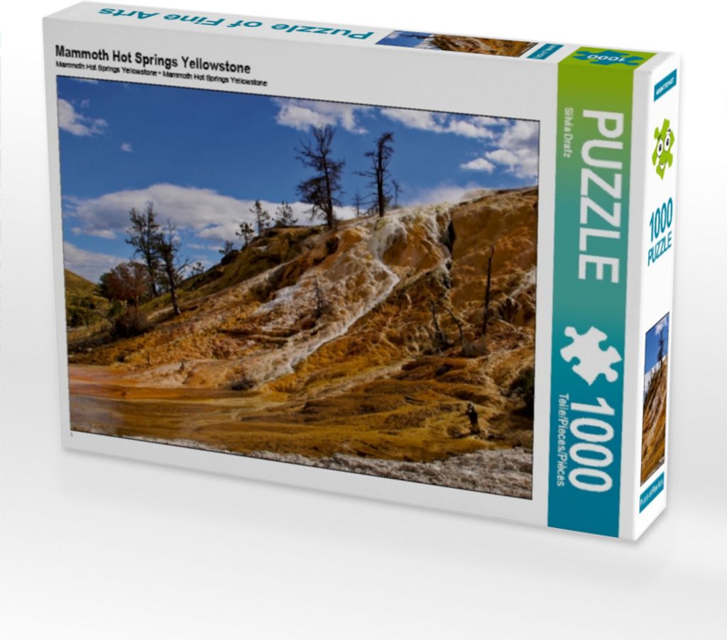 CALVENDO Puzzle Mammoth Hot Springs Yellowstone | 1000 Produktbild 