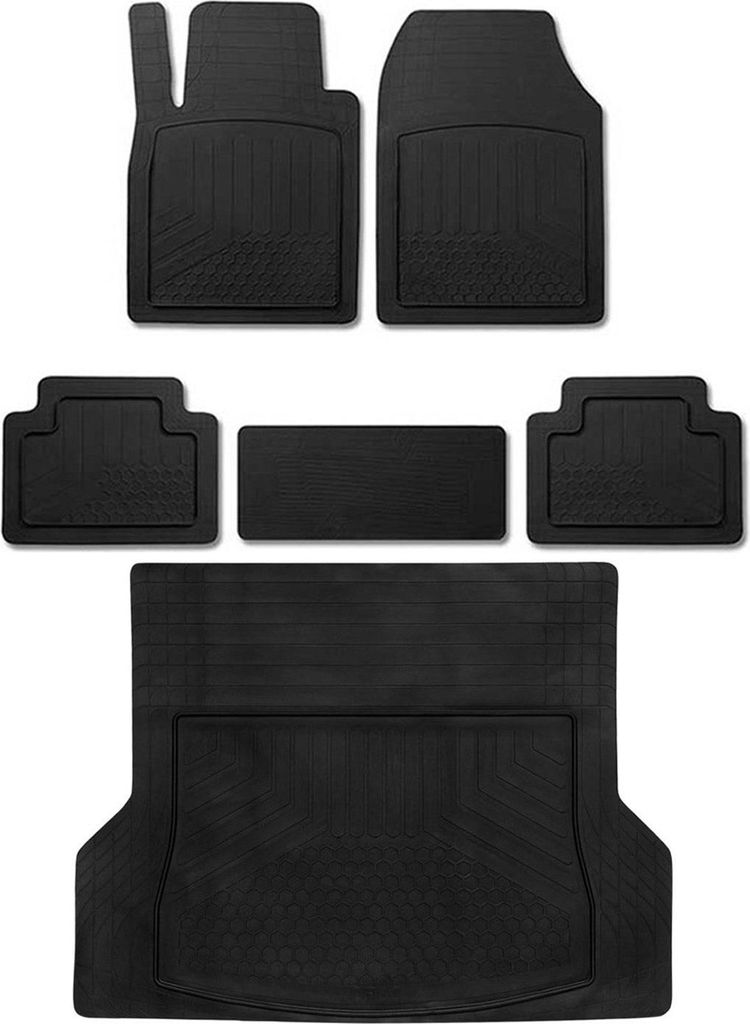 Fußmatten & Kofferraumwanne Set Gummi Schwarz für BYD Seal U SUV 2024-2025