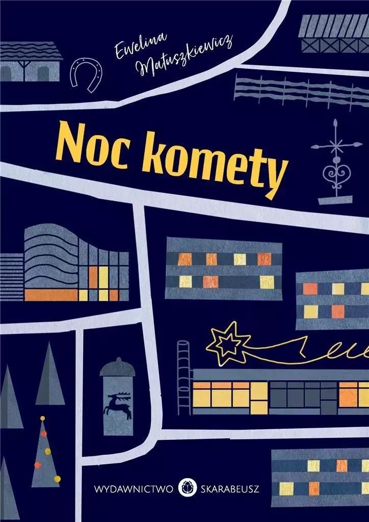 Powieść obyczajowa Noc komety Skarabeusz 328 stron