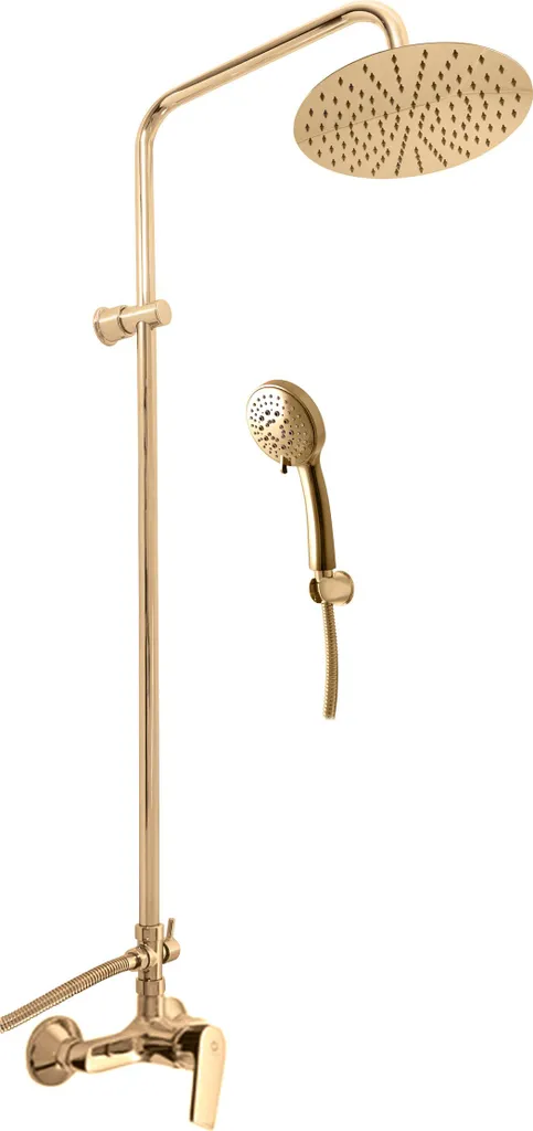 Système de douche mitigeur RAV Slezák COLORADO Or Brillant CO182.5/7Z