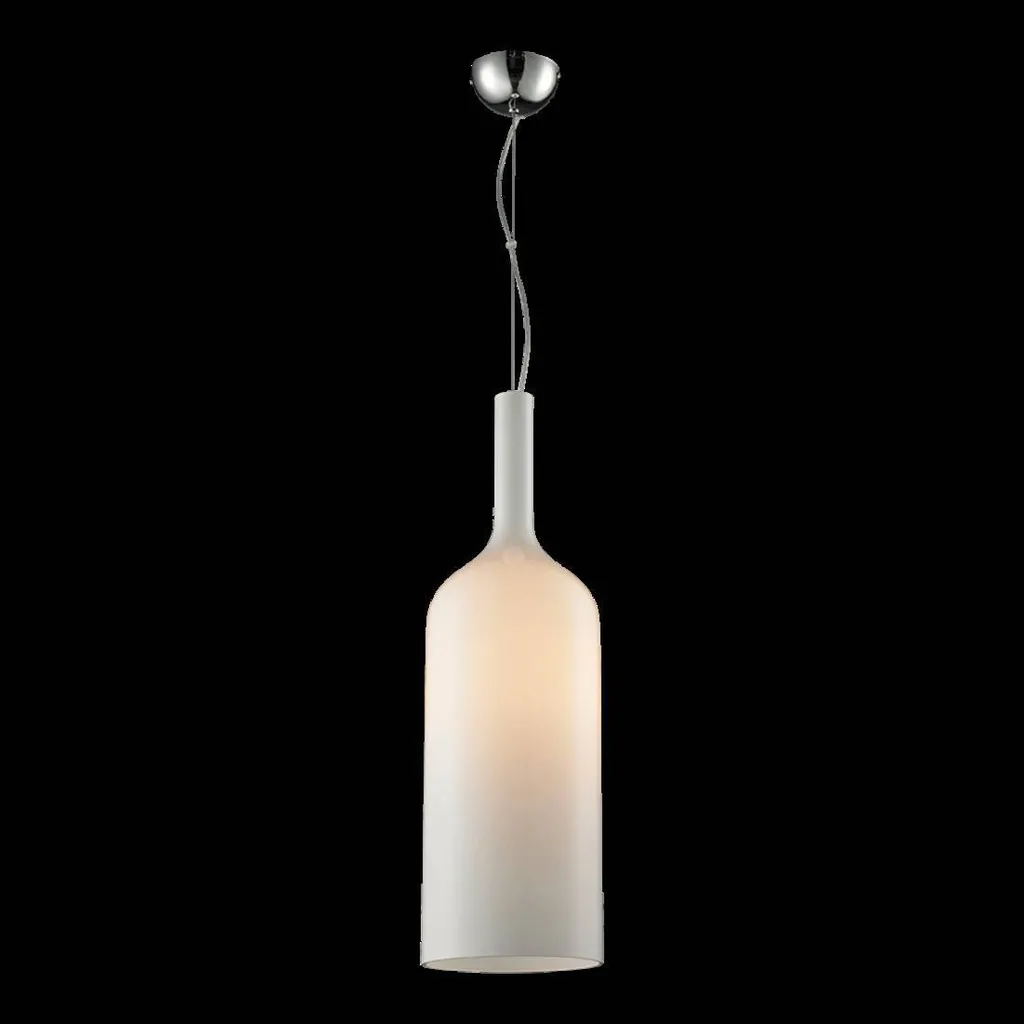 Luminaire TOE E27 : Éclairage Doux Anti-Éblouissement Chrome et Opale