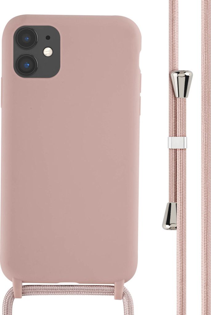 imoshion SilikonHülle mit Band iPhone 11 - Sand Pink