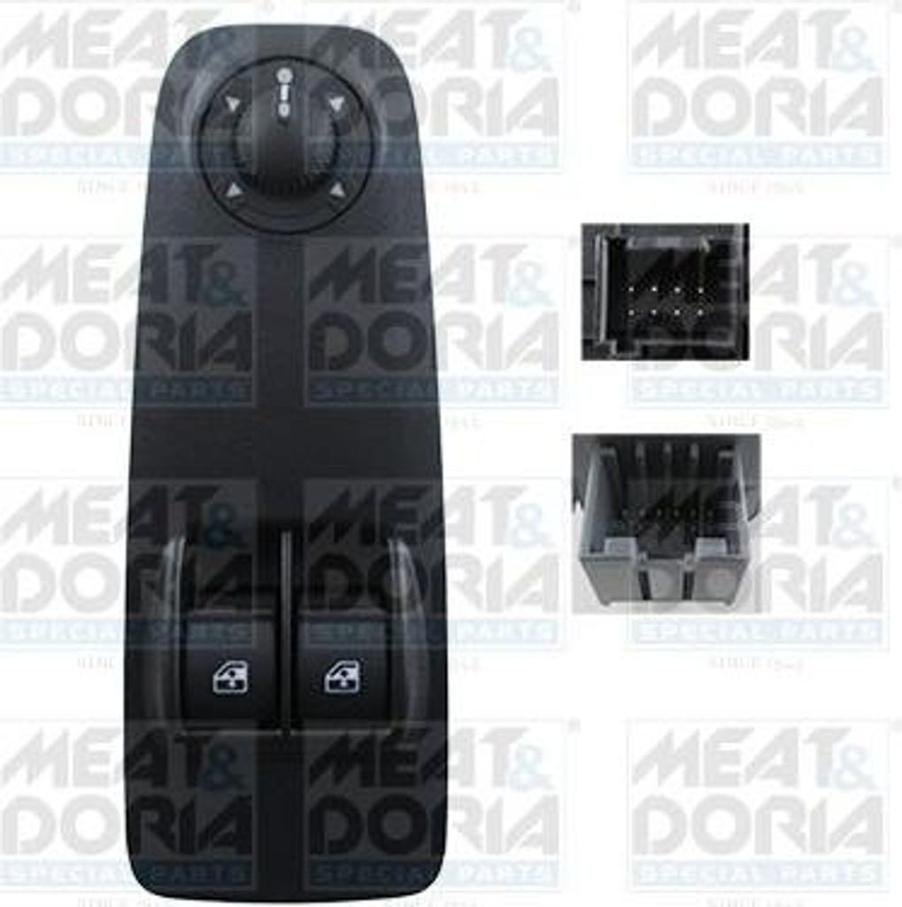 MEAT & DORIA 26518 Schalter, Fensterheber OE 0735421711 kompatibel mit Ducato