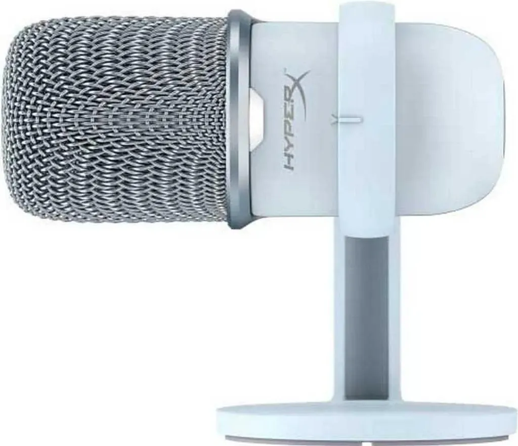 Microphone USB sans Bruit de Fond HyperX SoloCast Blanc PC Mac - 4