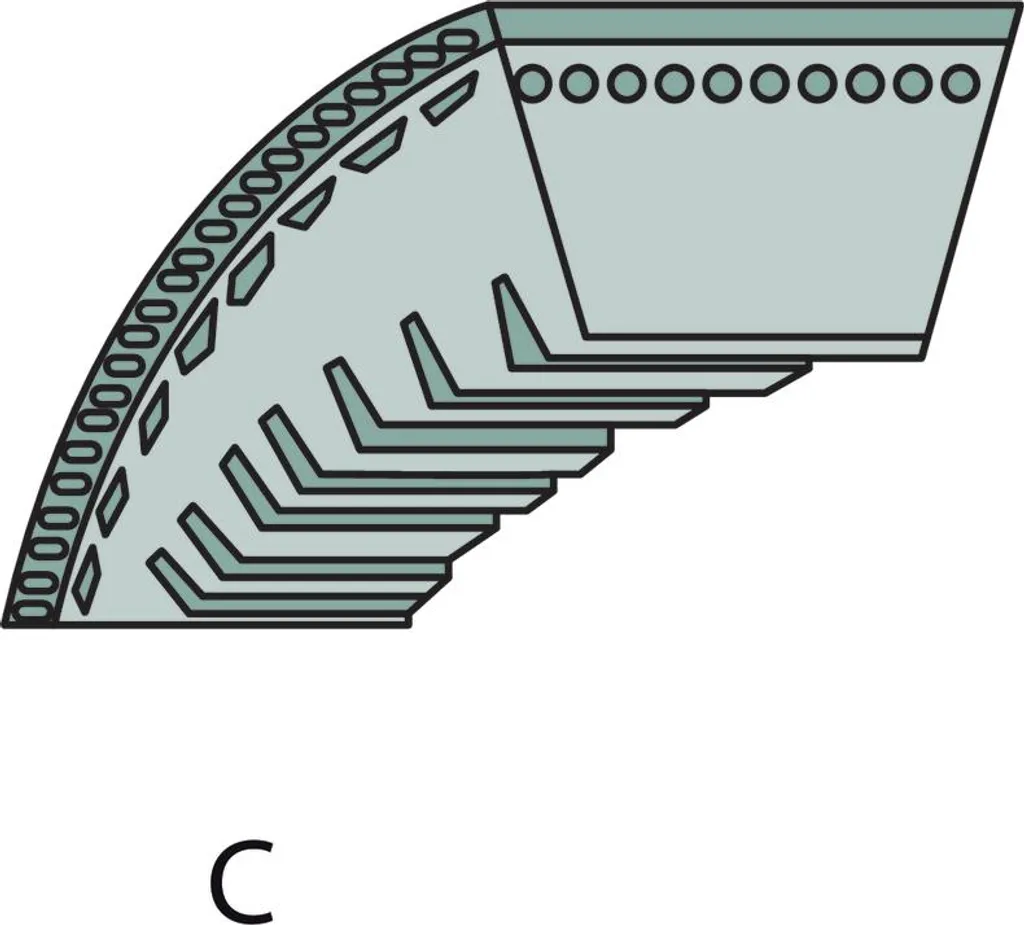 Courroie AL-KO 518652 renforcée 842518652 pour une tonte de précision