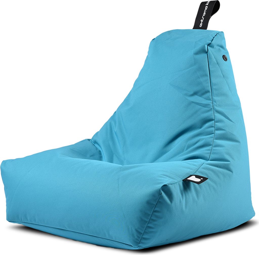 Extreme Lounging - b-bag mini-b - Sitzsack für Kinder - drinnen und draußen - uv- und wasserfest - Aqua