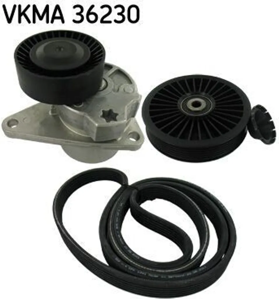 Courroie striée SKF VKMA 36230 robuste pour la longévité de votre Volvo