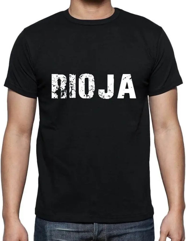 Herren Grafik T-Shirt Rioja Öko-Verantwortlich Vintage Jahrgang Kurzarm Lustige Druck Geburtstag Geschenk Mann