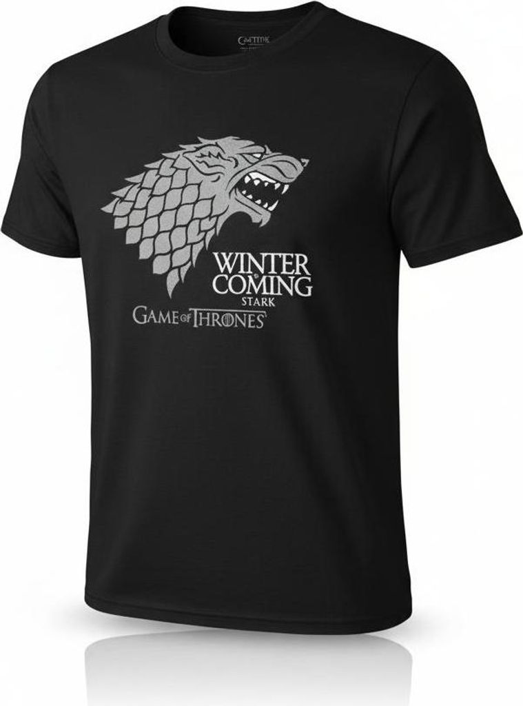 Game of Thrones Winter is Coming kurzen Ärmeln Mann Basic T-Shirt (groß)
