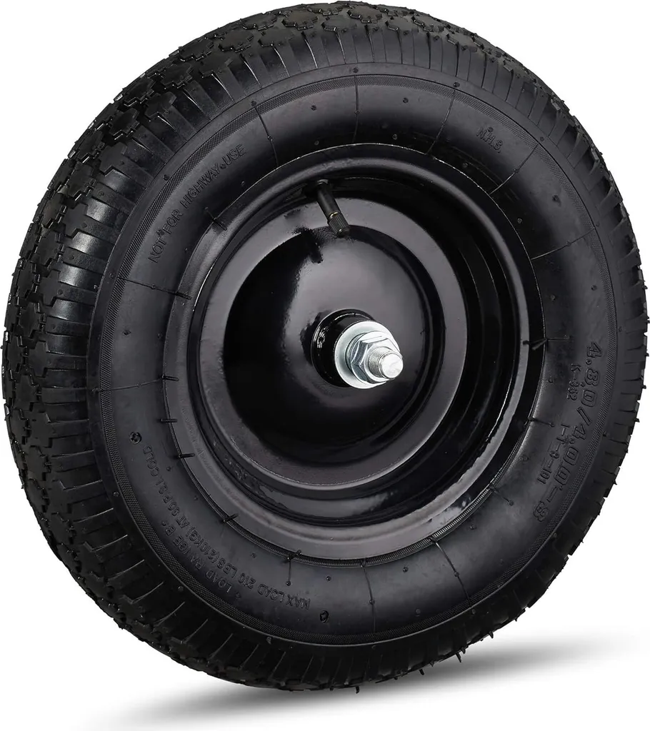 Ruota Ricambio Carrello Portapacchi 3.00-4 Relaxdays 10029589_0