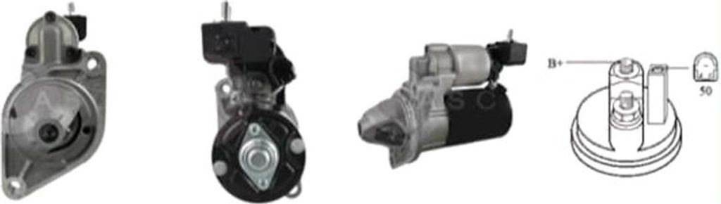 CASCO CST10383GS Starter Anlasser 1,10kW für TOYOTA Yaris Schrägheck (P9) 12V