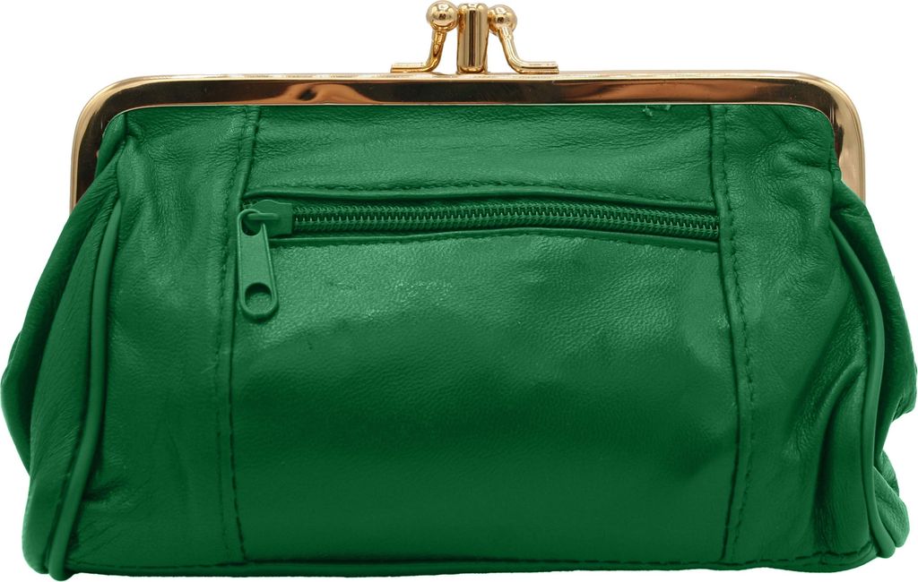 Rovicky Portafoglio donna in pelle Kaissami verde Taglia Immagine del prodotto 