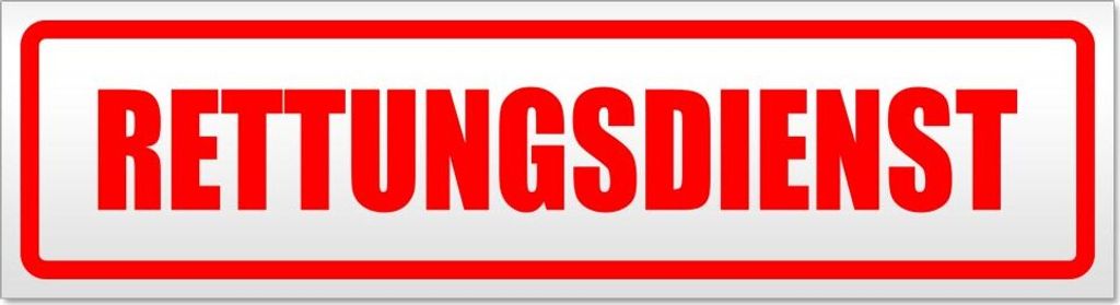Rettungsgasse Magnetschild Schild magnetisch