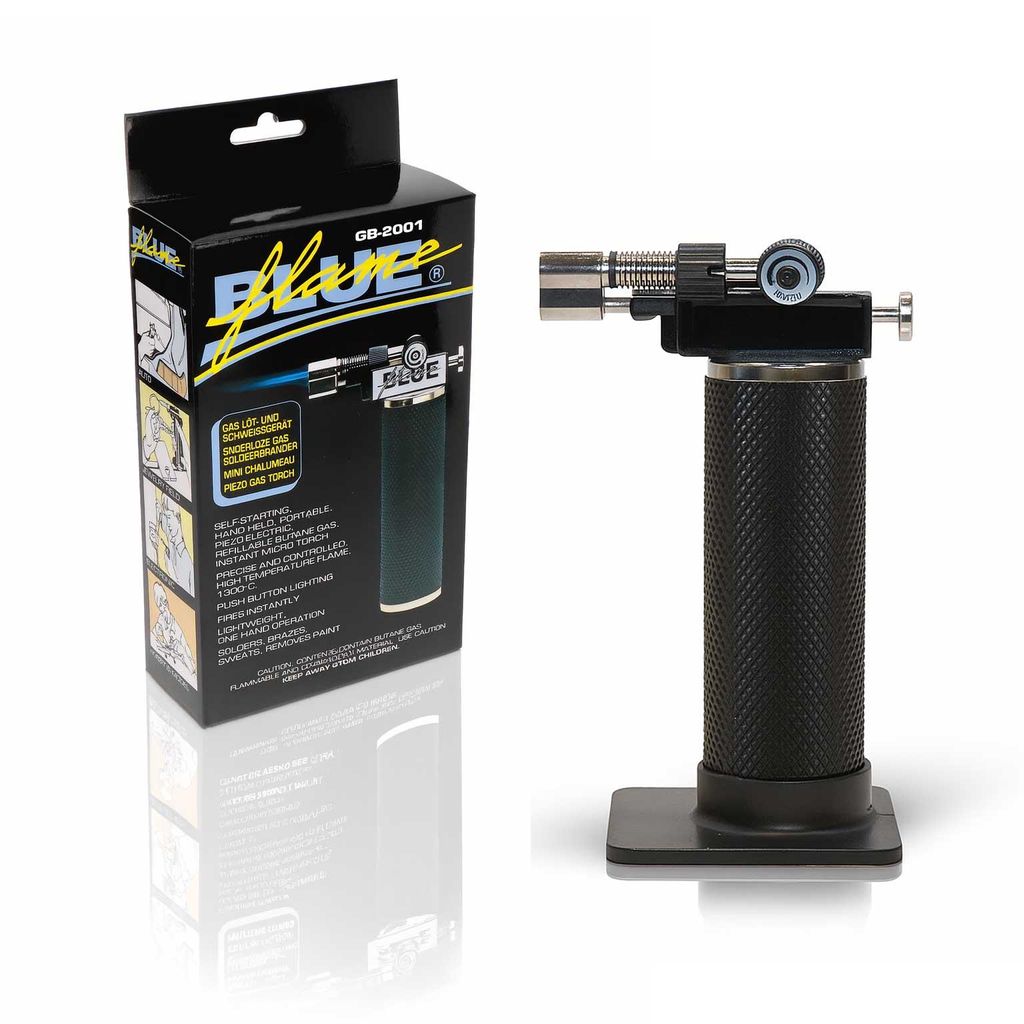 Blazer Micro Torch GB-2001 Lötbrenner – Präzisionsbrenner mit Piezozündung für Butangas