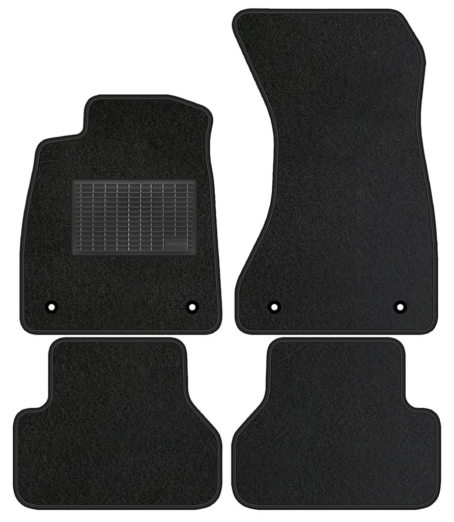 Velours vloermatset, geschikt voor: Skoda Octavia III, Productafbeelding 