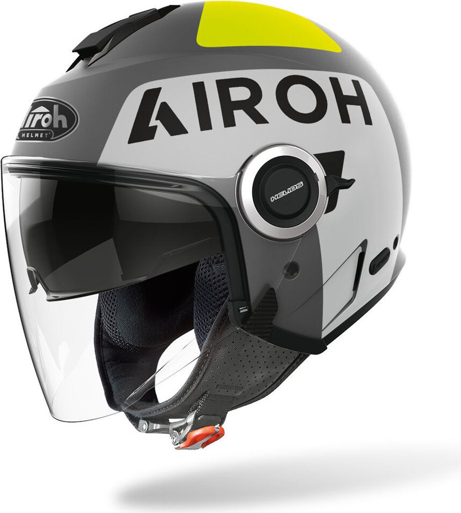 Casque jet Airoh Helios Up couleur : gris mat, taille : XS Image du produit 