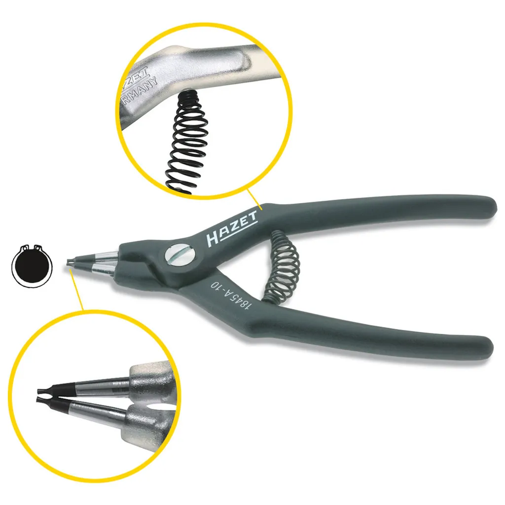 Hazet 1845A-19 Pinza per Seeger Professionale - Sicura e Leggera