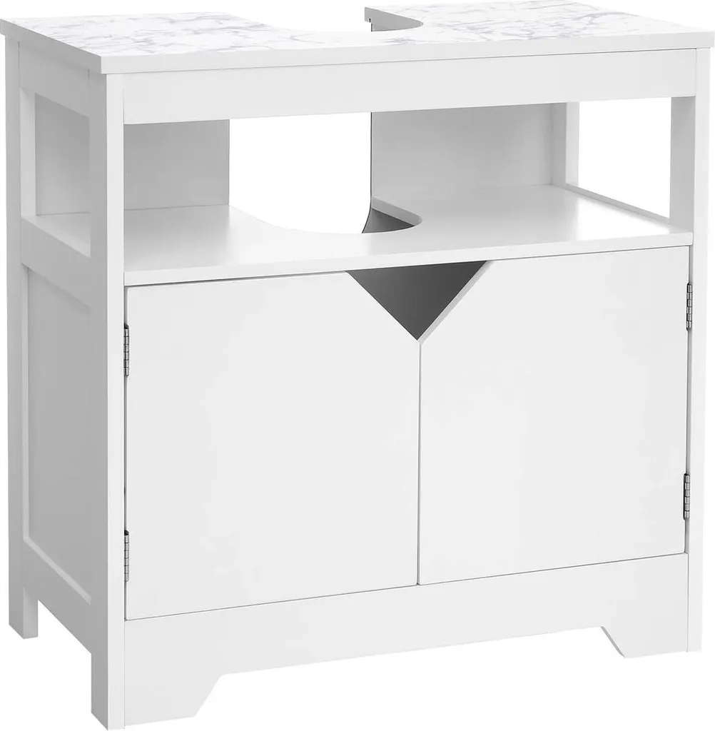 Lavabo aspect marbre élégant pour salle de bain moderne chic - 60cm