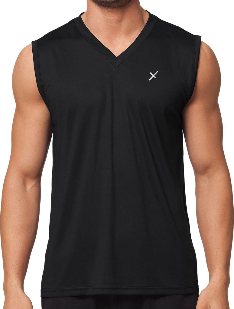 Sport-Tanktop für Herren – CFLEX – Sportswear-Kollektion – Schwarz
