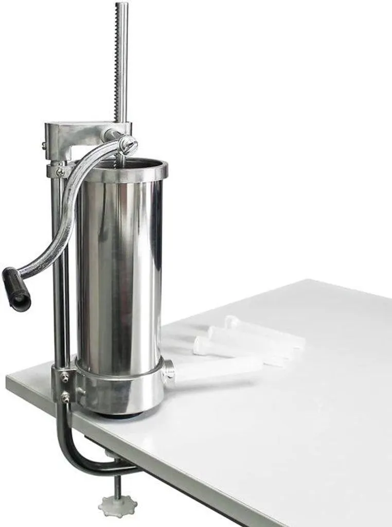 Machine à saucisses 3,5L en acier inox - Grande capacité et usage facile