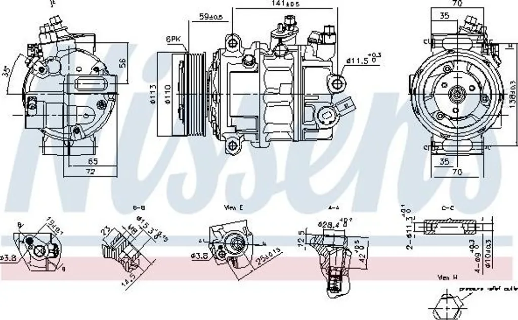 Compresseur de Clim Renforcé pour VW Crafter 17+ - Haute Durabilité